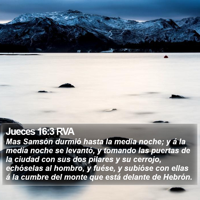 Jueces 16:3 RVA Bible Study