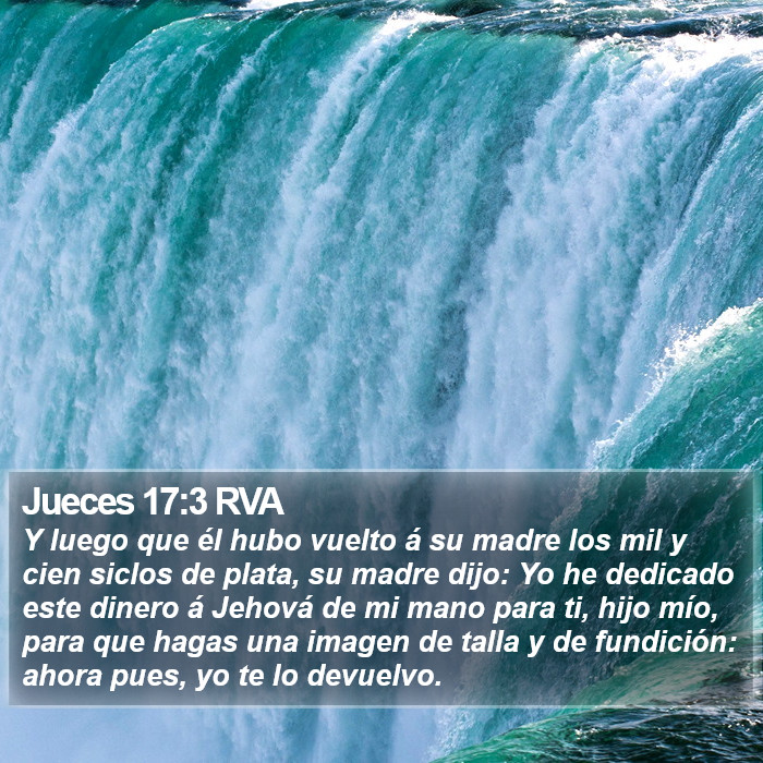 Jueces 17:3 RVA Bible Study