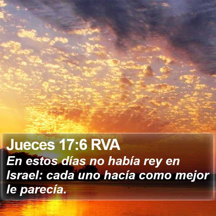 Jueces 17:6 RVA Bible Study