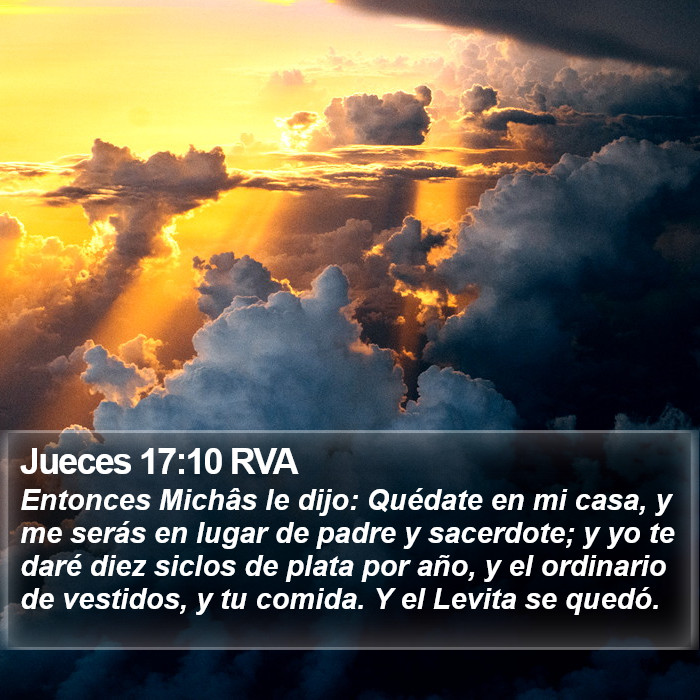 Jueces 17:10 RVA Bible Study