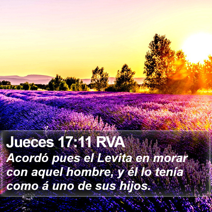 Jueces 17:11 RVA Bible Study