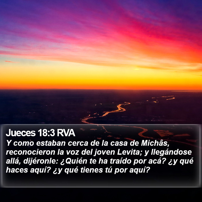 Jueces 18:3 RVA Bible Study