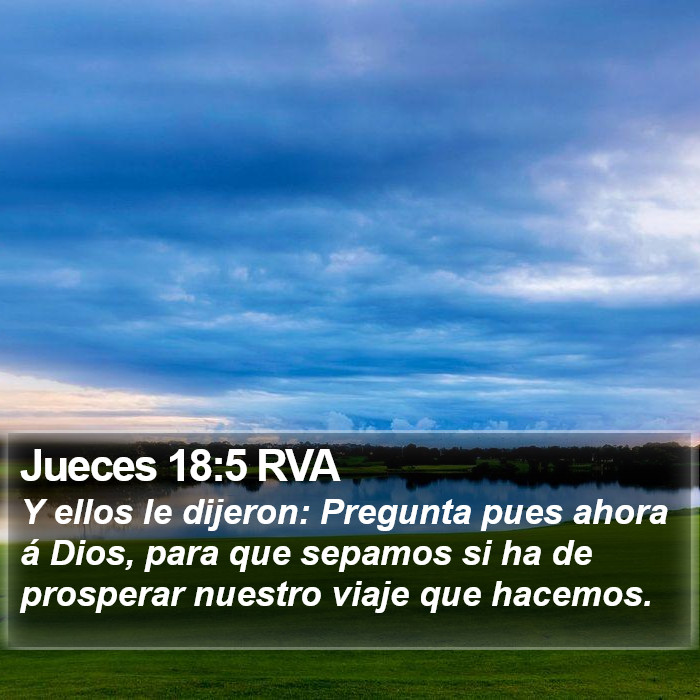 Jueces 18:5 RVA Bible Study