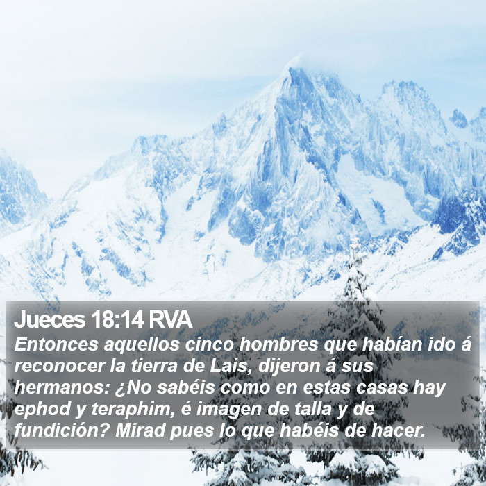 Jueces 18:14 RVA Bible Study