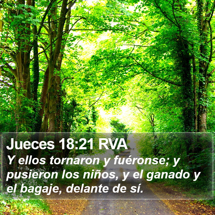 Jueces 18:21 RVA Bible Study