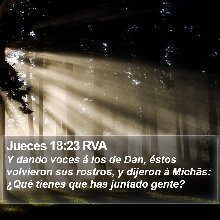 Jueces 18:23 RVA Bible Study