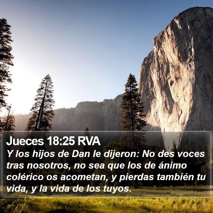 Jueces 18:25 RVA Bible Study