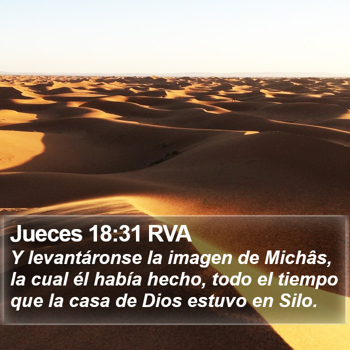 Jueces 18:31 RVA Bible Study