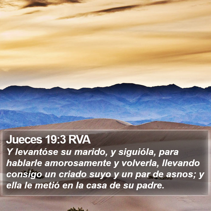 Jueces 19:3 RVA Bible Study