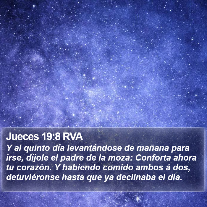 Jueces 19:8 RVA Bible Study