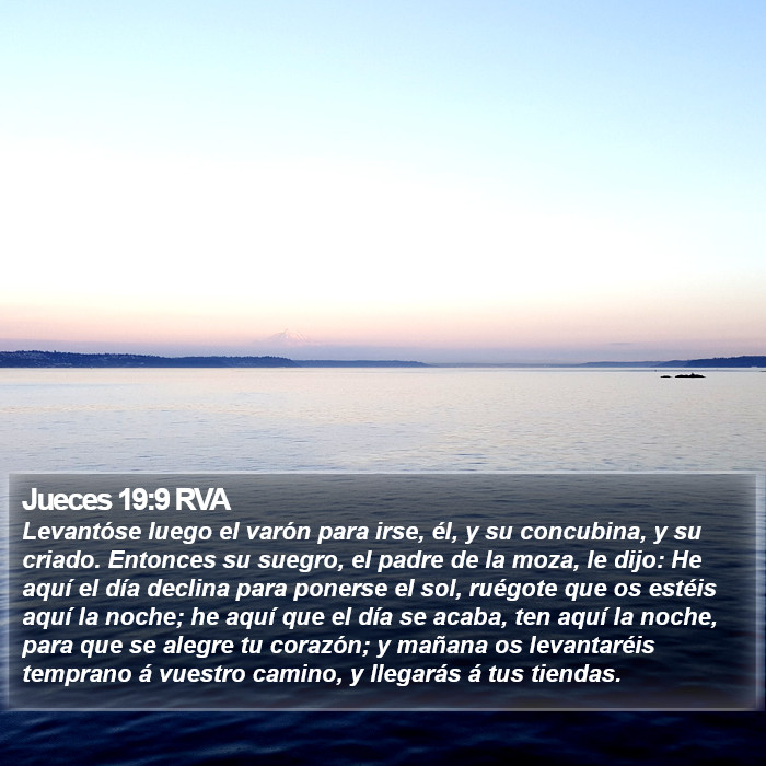 Jueces 19:9 RVA Bible Study