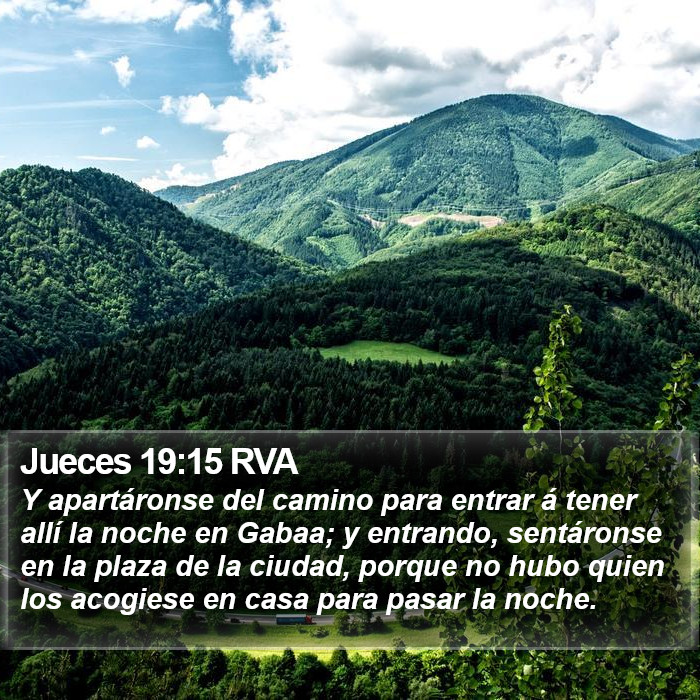 Jueces 19:15 RVA Bible Study