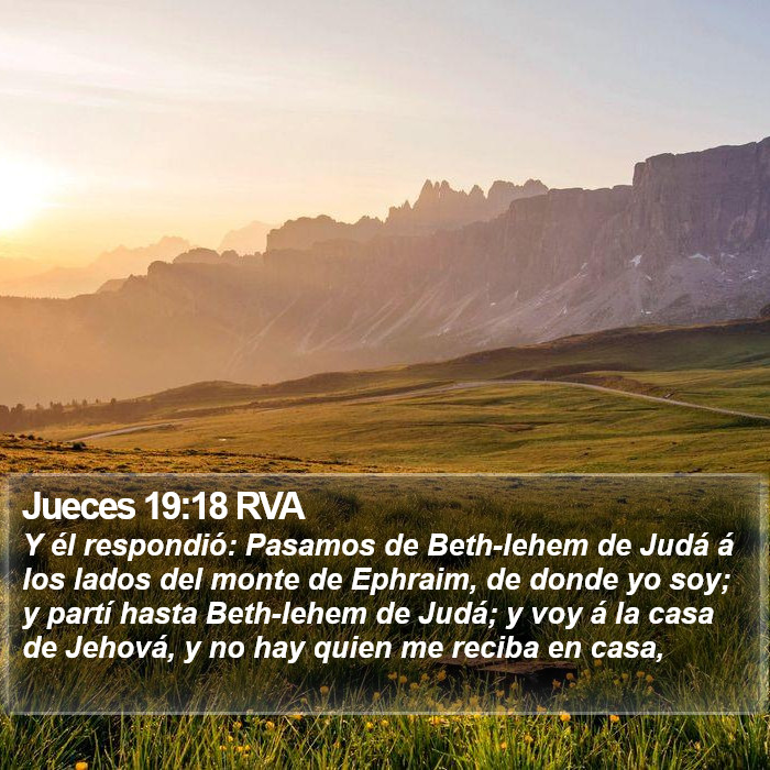 Jueces 19:18 RVA Bible Study