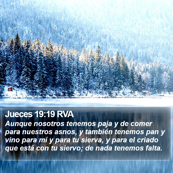 Jueces 19:19 RVA Bible Study