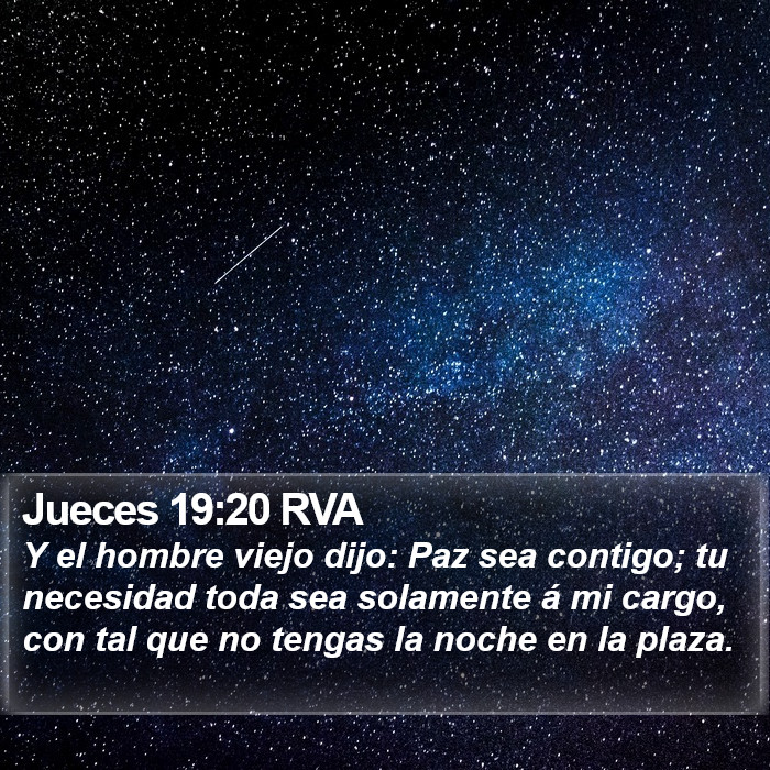 Jueces 19:20 RVA Bible Study