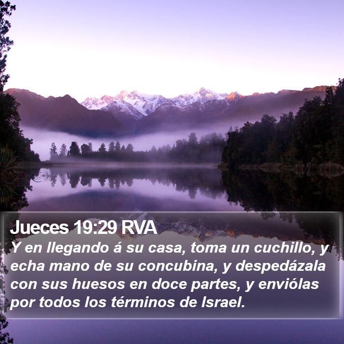 Jueces 19:29 RVA Bible Study