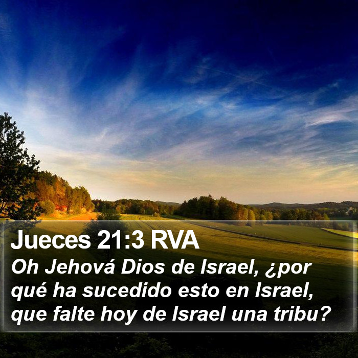 Jueces 21:3 RVA Bible Study
