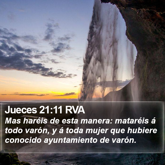 Jueces 21:11 RVA Bible Study