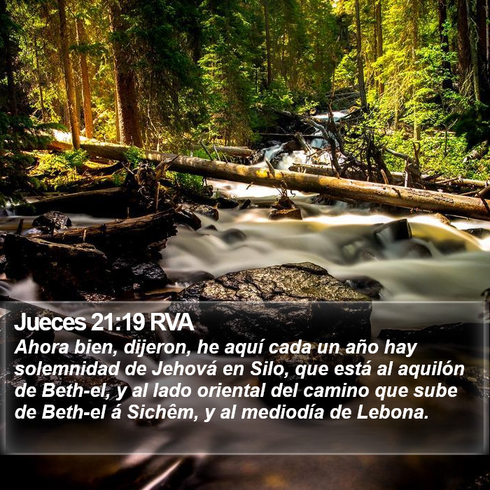 Jueces 21:19 RVA Bible Study