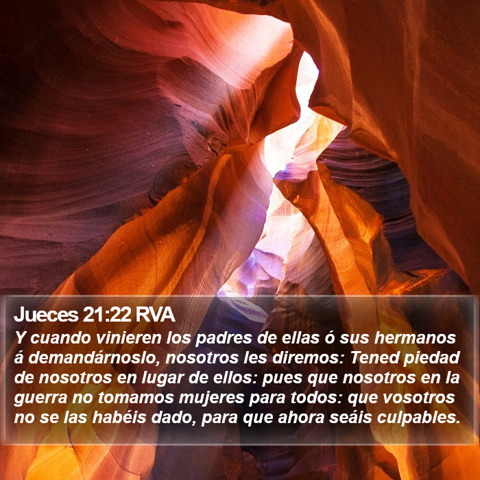 Jueces 21:22 RVA Bible Study