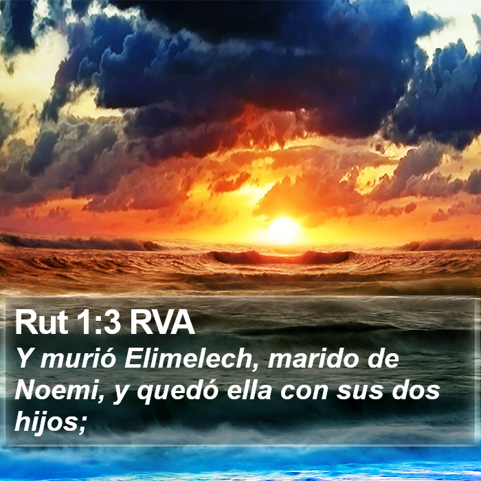 Rut 1:3 RVA Bible Study