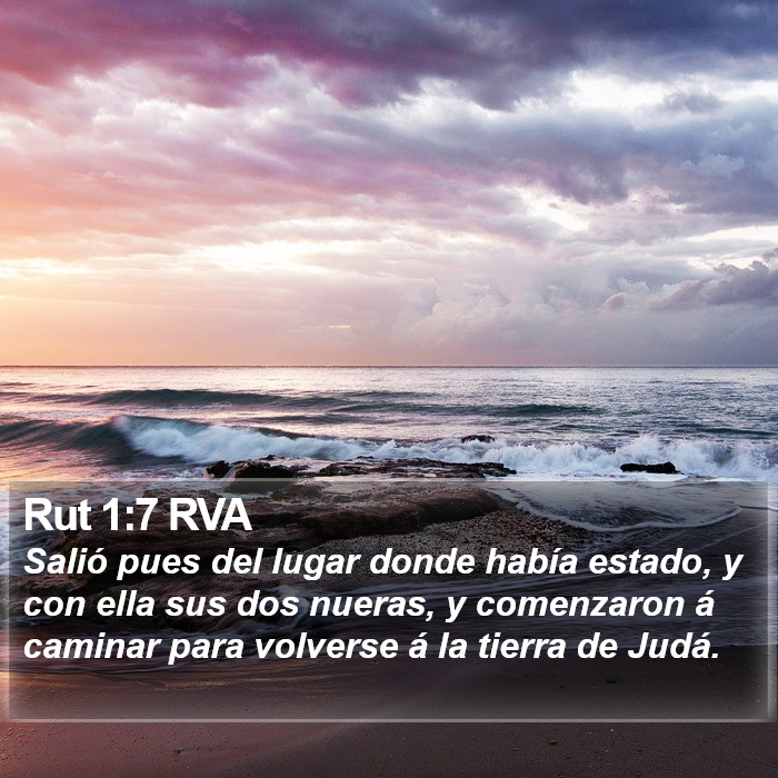 Rut 1:7 RVA Bible Study