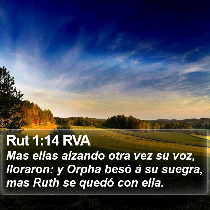 Rut 1:14 RVA Bible Study