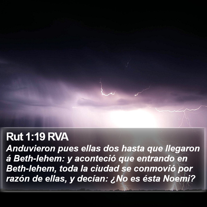 Rut 1:19 RVA Bible Study