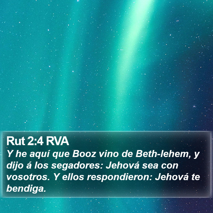 Rut 2:4 RVA Bible Study