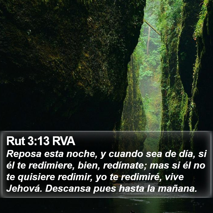 Rut 3:13 RVA Bible Study