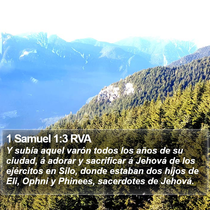 1 Samuel 1:3 RVA Bible Study