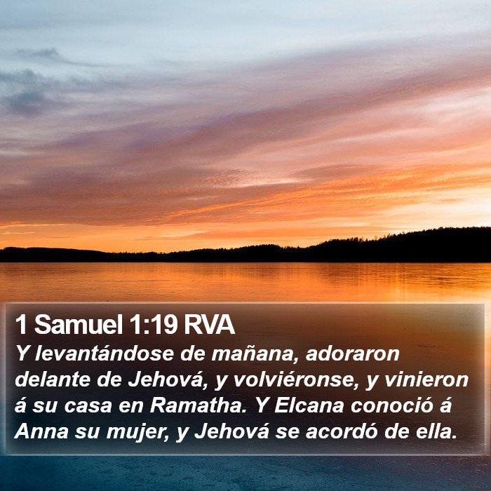 1 Samuel 1:19 RVA Bible Study