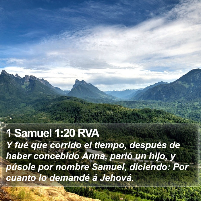 1 Samuel 1:20 RVA Bible Study