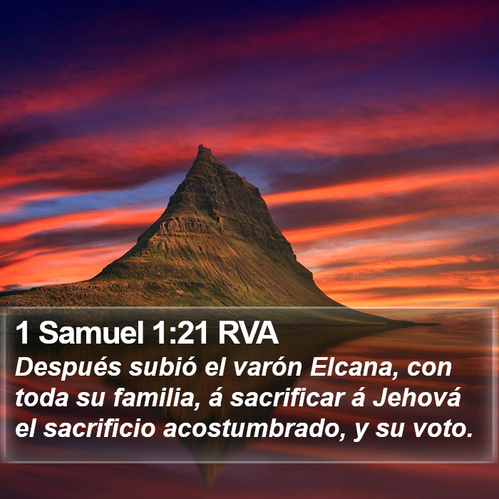 1 Samuel 1:21 RVA Bible Study