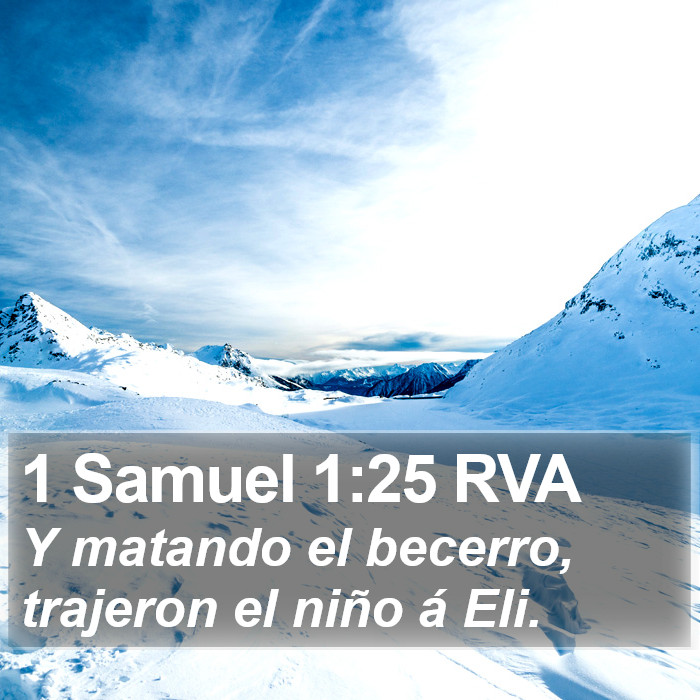 1 Samuel 1:25 RVA Bible Study