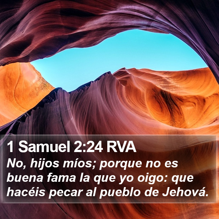 1 Samuel 2:24 RVA Bible Study