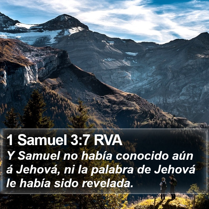 1 Samuel 3:7 RVA Bible Study