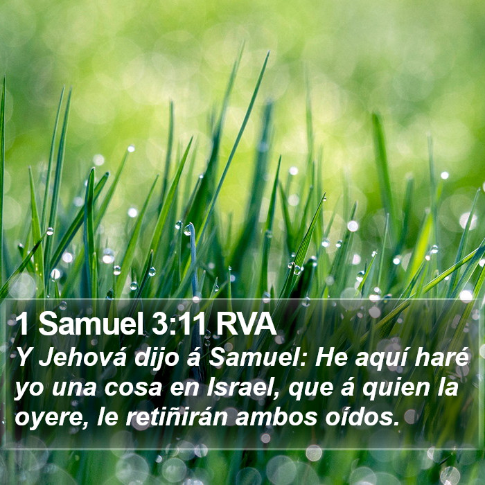 1 Samuel 3:11 RVA Bible Study