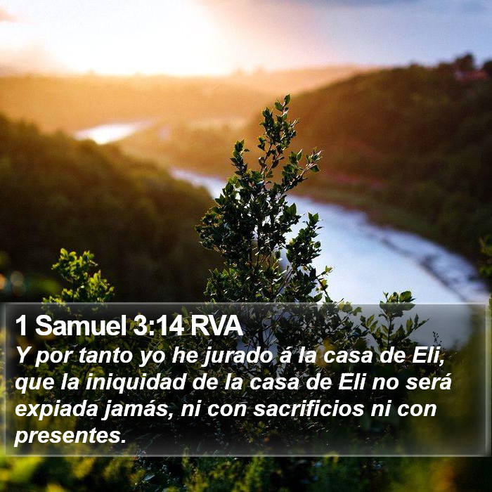 1 Samuel 3:14 RVA Bible Study