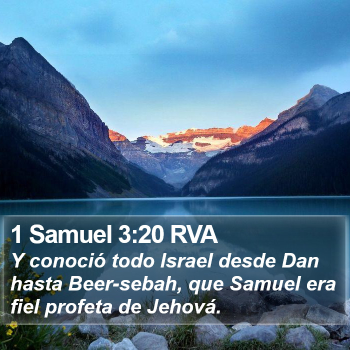 1 Samuel 3:20 RVA Bible Study