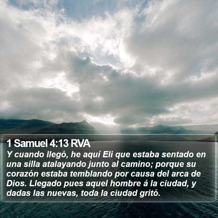 1 Samuel 4:13 RVA Bible Study