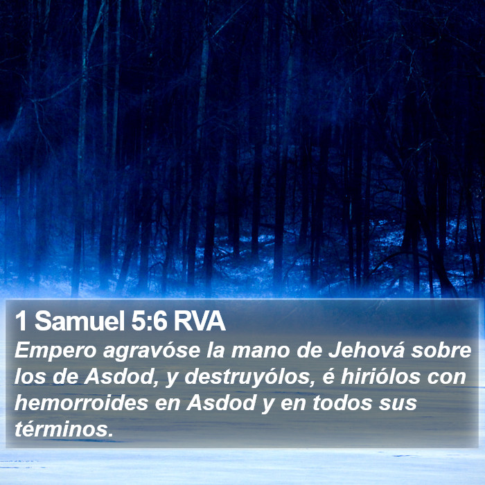 1 Samuel 5:6 RVA Bible Study