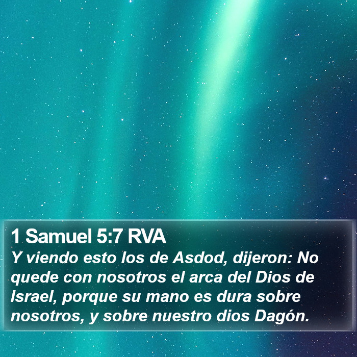 1 Samuel 5:7 RVA Bible Study