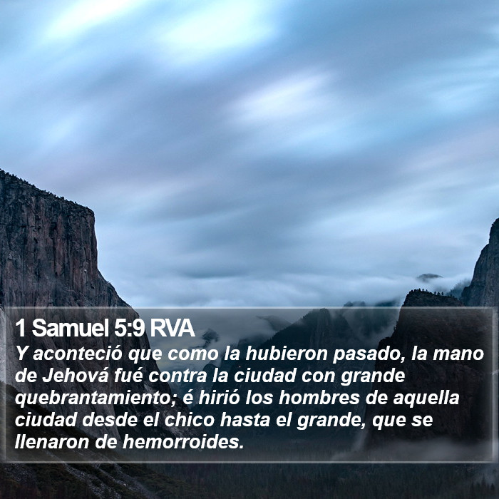 1 Samuel 5:9 RVA Bible Study