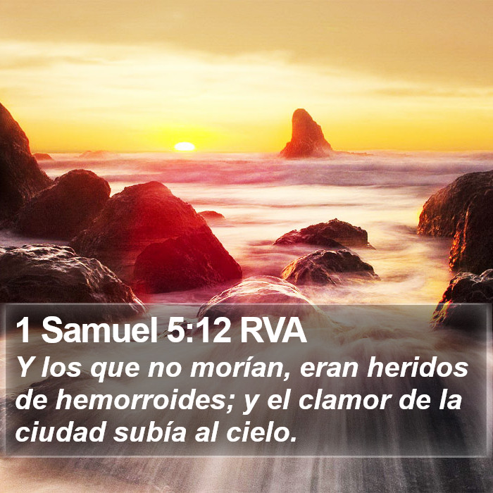 1 Samuel 5:12 RVA Bible Study