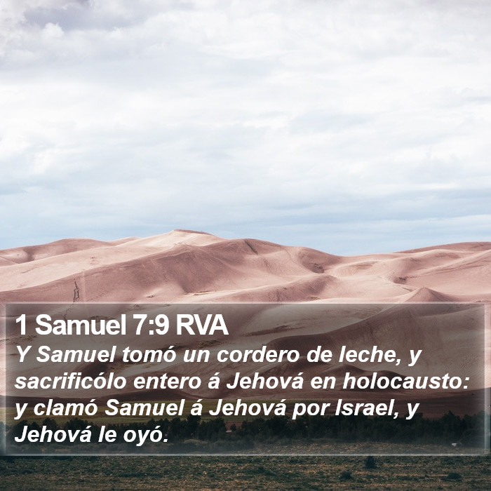 1 Samuel 7:9 RVA Bible Study