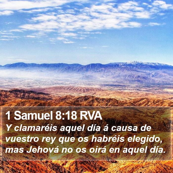 1 Samuel 8:18 RVA Bible Study