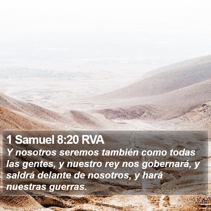 1 Samuel 8:20 RVA Bible Study