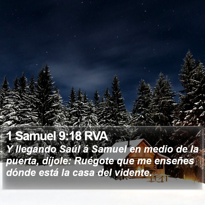 1 Samuel 9:18 RVA Bible Study