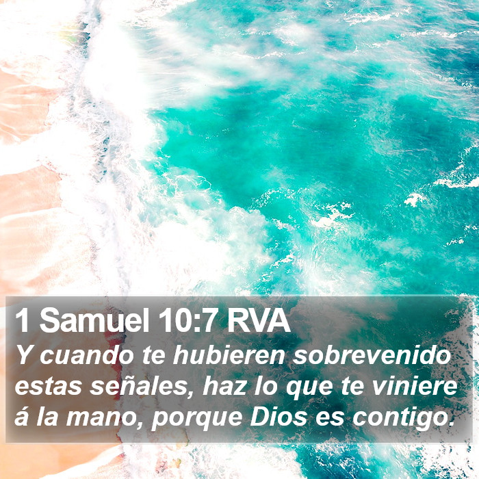 1 Samuel 10:7 RVA Bible Study